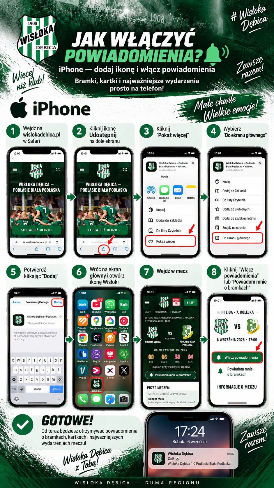 Poradnik włączania powiadomień - iPhone