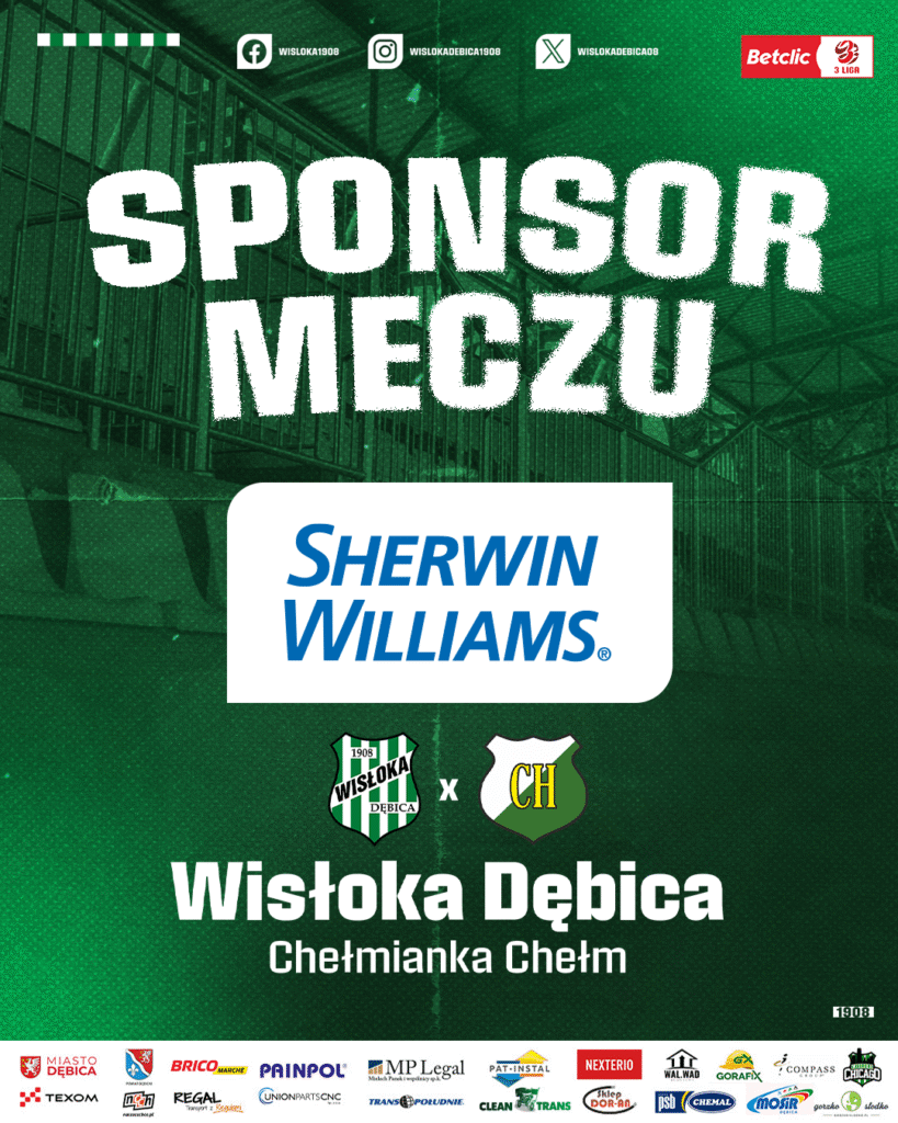 Sherwin-Williams sponsorem meczu