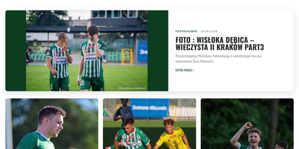 Fotogalerie — wszystkie zdjęcia z meczów i wydarzeń w jednym miejscu