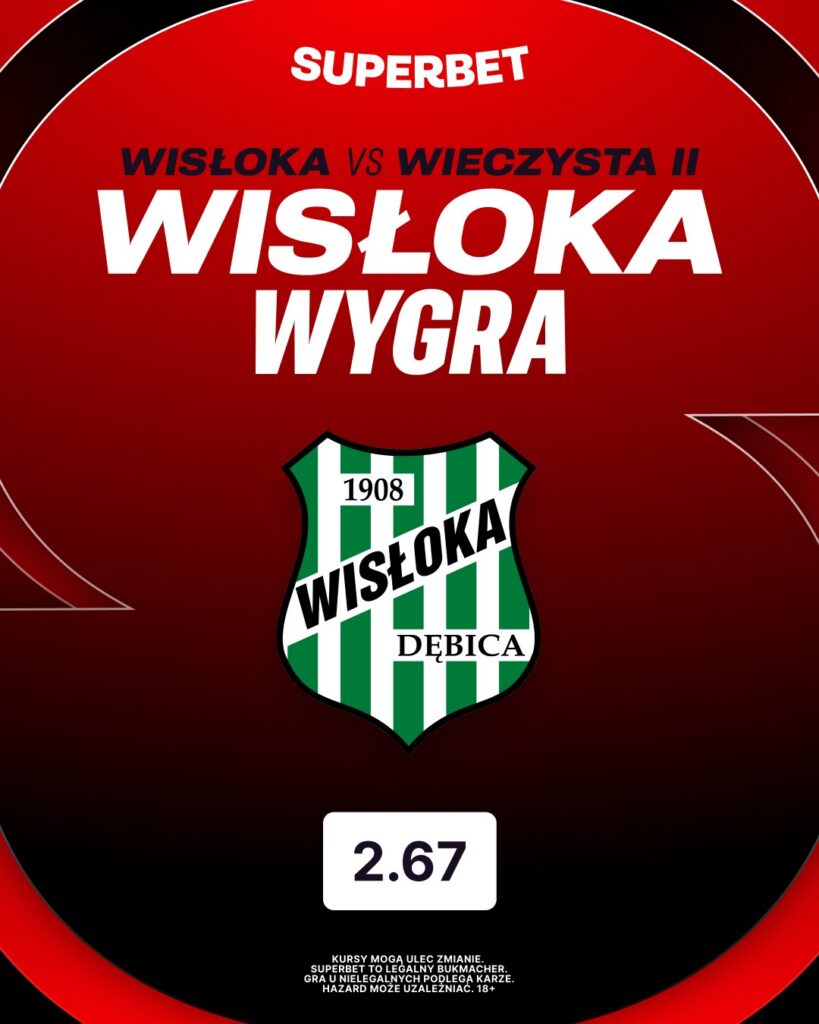 KURS NA MECZ Z WIECZYSTĄ II KRAKÓW!