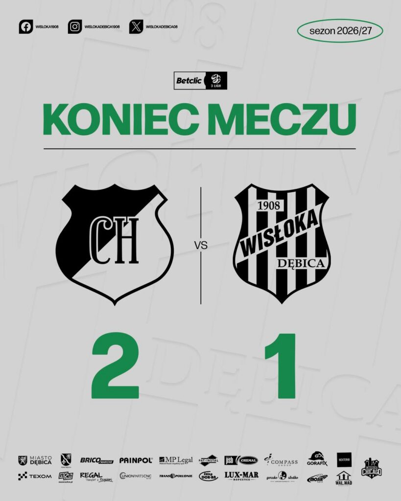 PIERWSZA PORAŻKA W SEZONIE