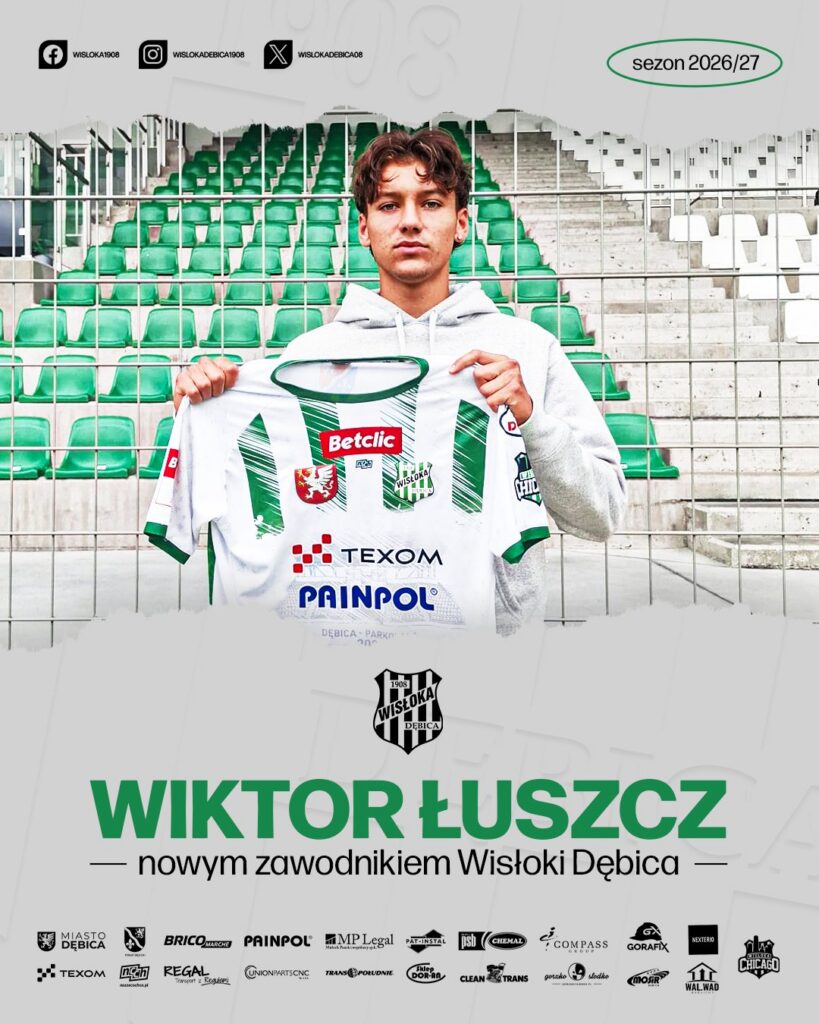 WIKTOR ŁUSZCZ WYPOŻYCZONY DO WISŁOKI