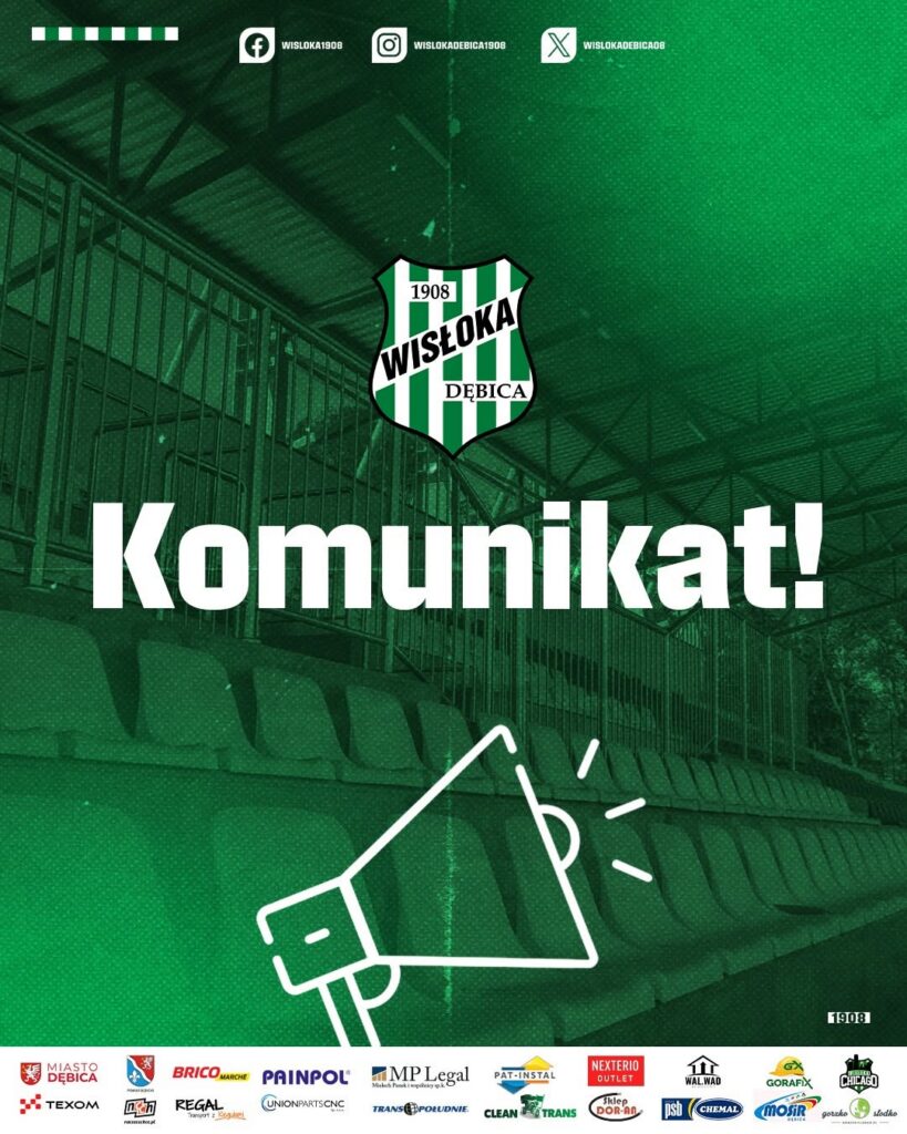 Zarząd Klubu Sportowego „Wisłoka” zwołuje Walne Zebranie Sprawozdawcze członków klubu Wisłoka D